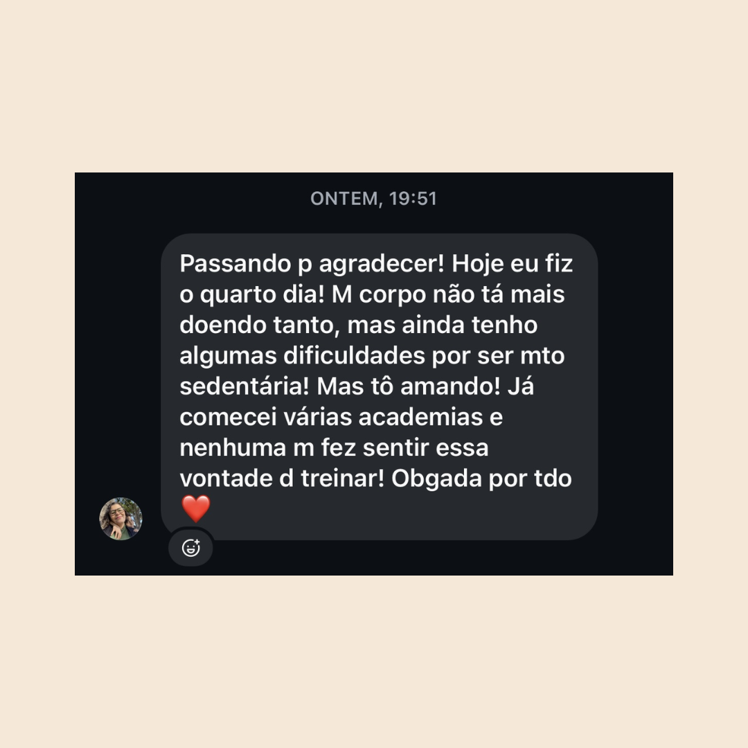 Print do depoimento 3